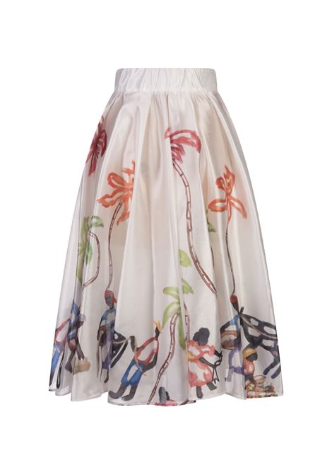 Gonna a Ruota Con Stampa Mercanti STELLA JEAN | SS25SJG241D016